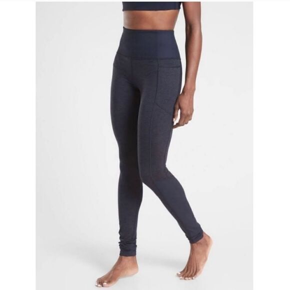 Athleta Heel Tight in Heathered Navy Blue Size 1X - Picture 3 of 14